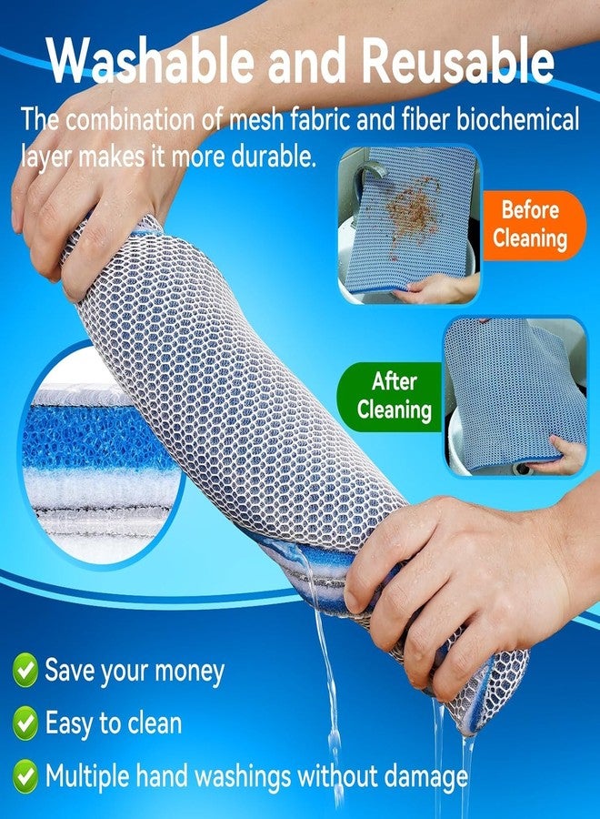 VAYINATO Upgraded 8D Multi Layer 50 * 11Cm (Pack of 2) Reusable Aquarium and Koi Pond Filter Media Sponge for Cyrstal Clear Water | No Clog | Washable | Long Lasting - Image 3